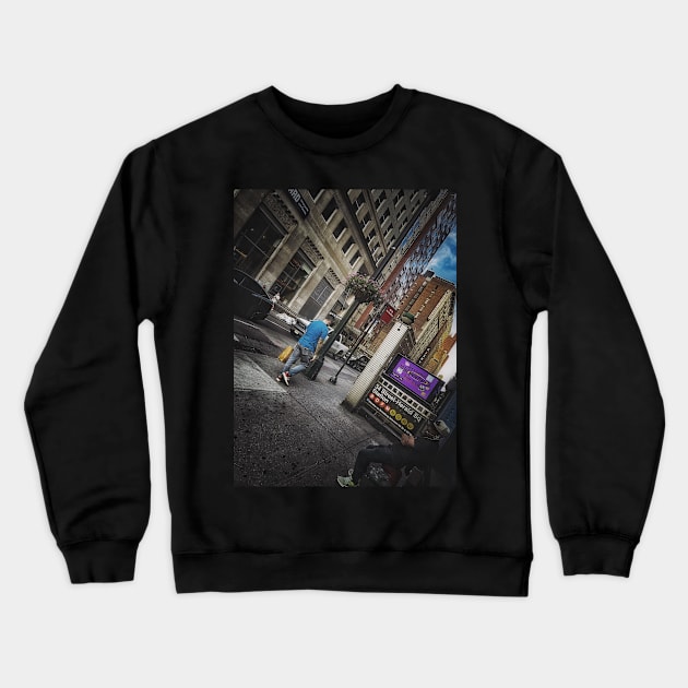 Koreatown Manhattan New York City Crewneck Sweatshirt by eleonoraingrid